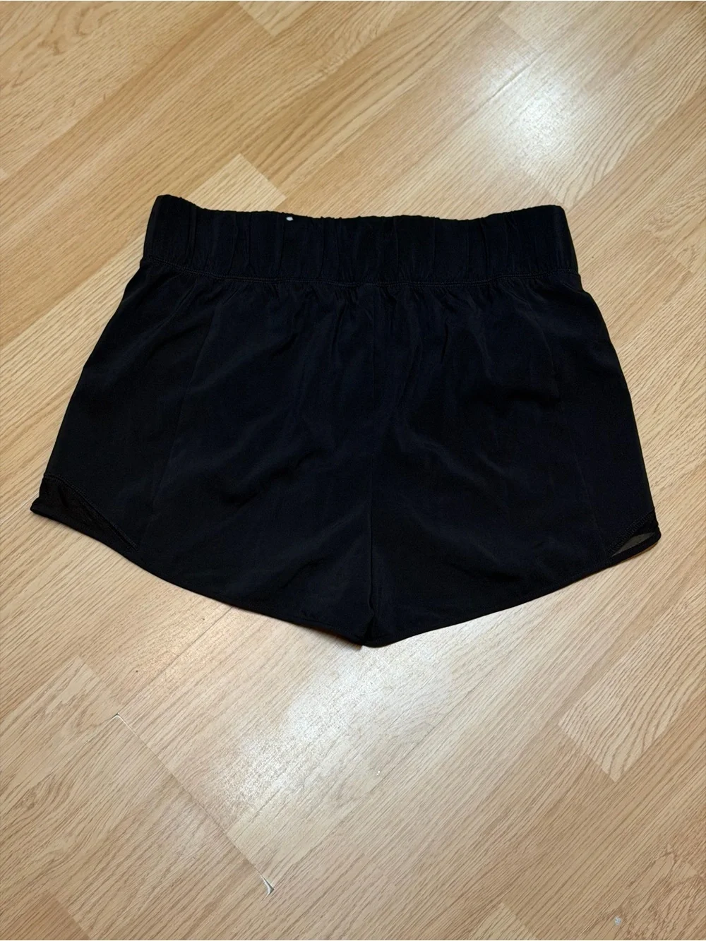 Justice Sport Girls XL Plus 16P 18P Black Athletic Running Shorts Activewear